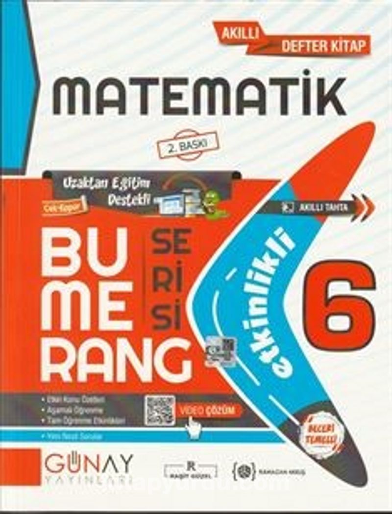 Bumerang Serisi - 6. Sınıf Etkinlikli Matematik Soru Bankası Pdf İndir ...